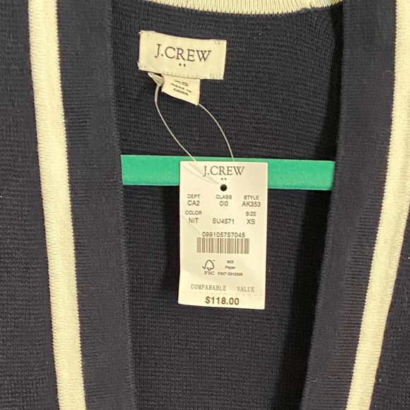 J. Crew Factory Open Front Knit Cardigan - Picture 2 of 3